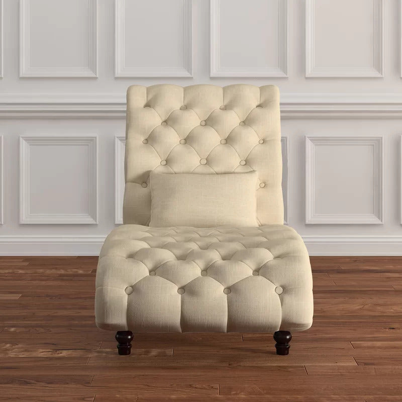 Chaise Lounge: Diyom Tufted Armless Chaise Lounge