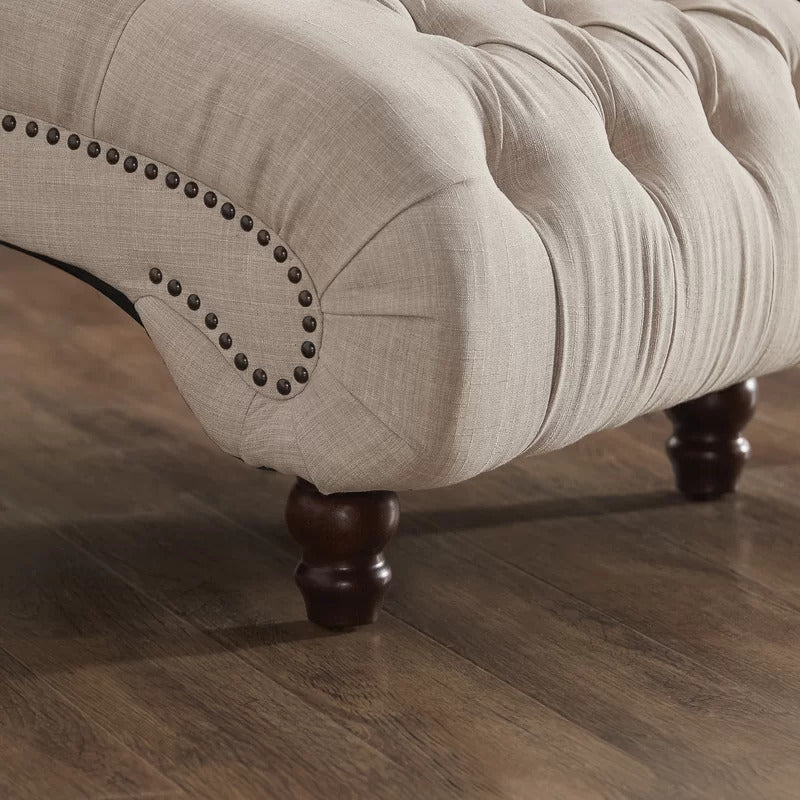 Chaise Lounge: Diyom Tufted Armless Chaise Lounge