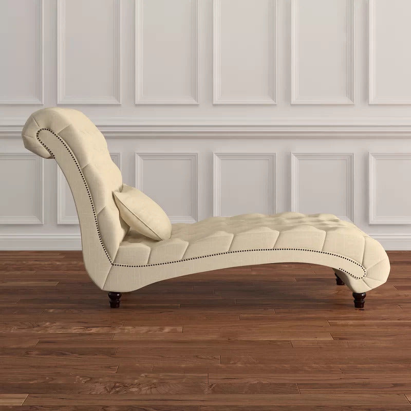 Chaise Lounge: Diyom Tufted Armless Chaise Lounge