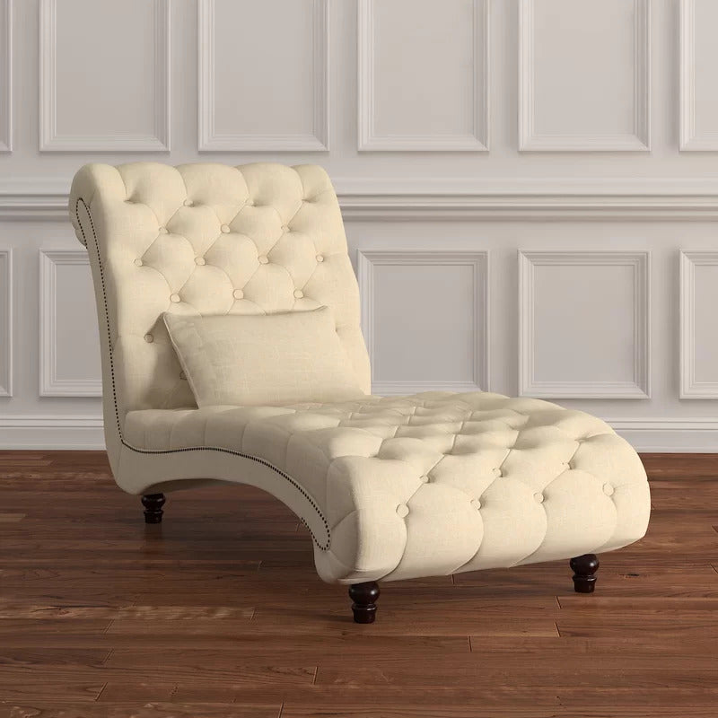 Chaise Lounge: Diyom Tufted Armless Chaise Lounge