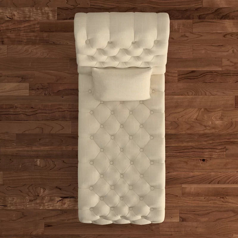 Chaise Lounge: Diyom Tufted Armless Chaise Lounge