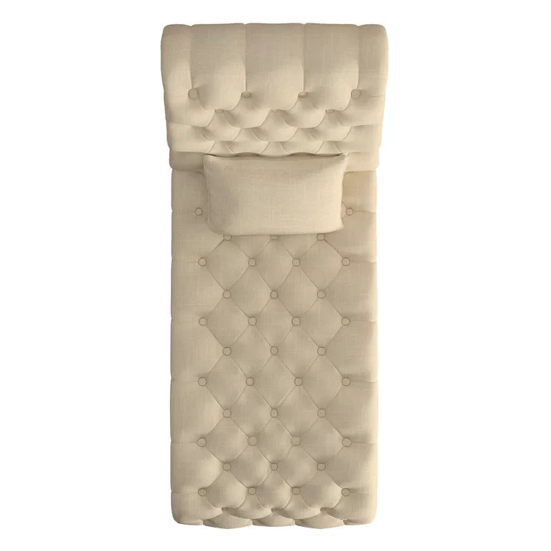 Chaise Lounge: Diyom Tufted Armless Chaise Lounge