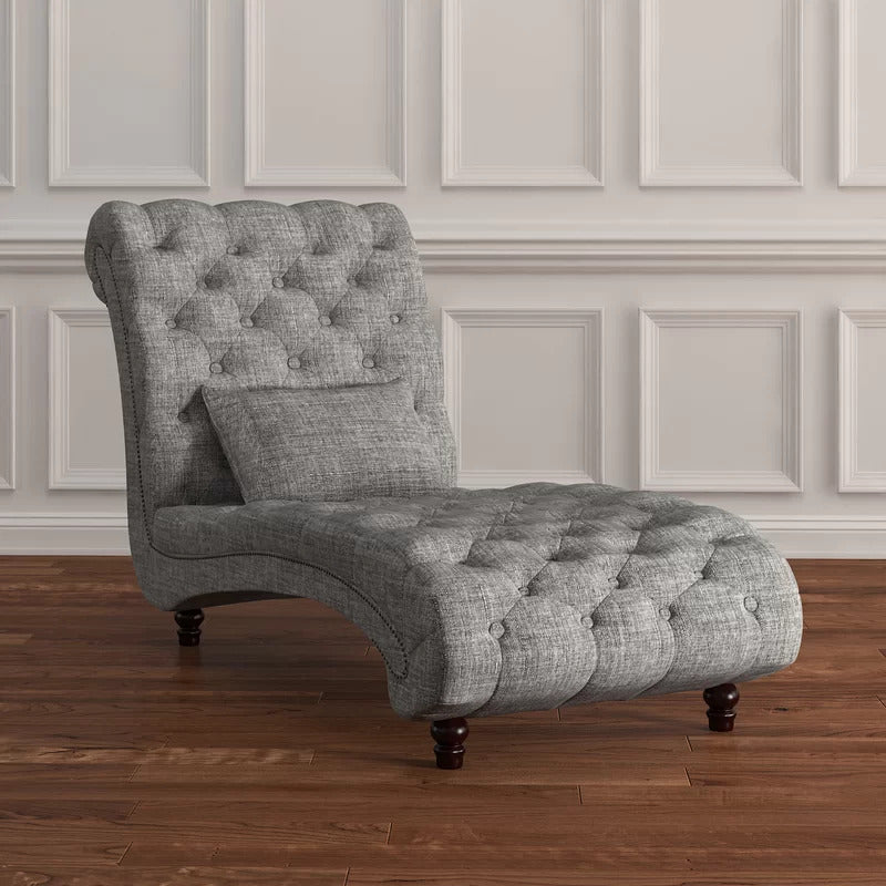 Chaise Lounge: Diyom Tufted Armless Chaise Lounge