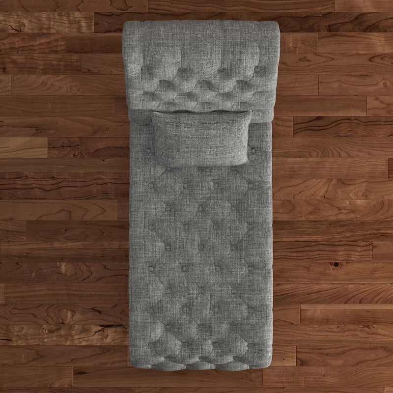 Chaise Lounge: Diyom Tufted Armless Chaise Lounge