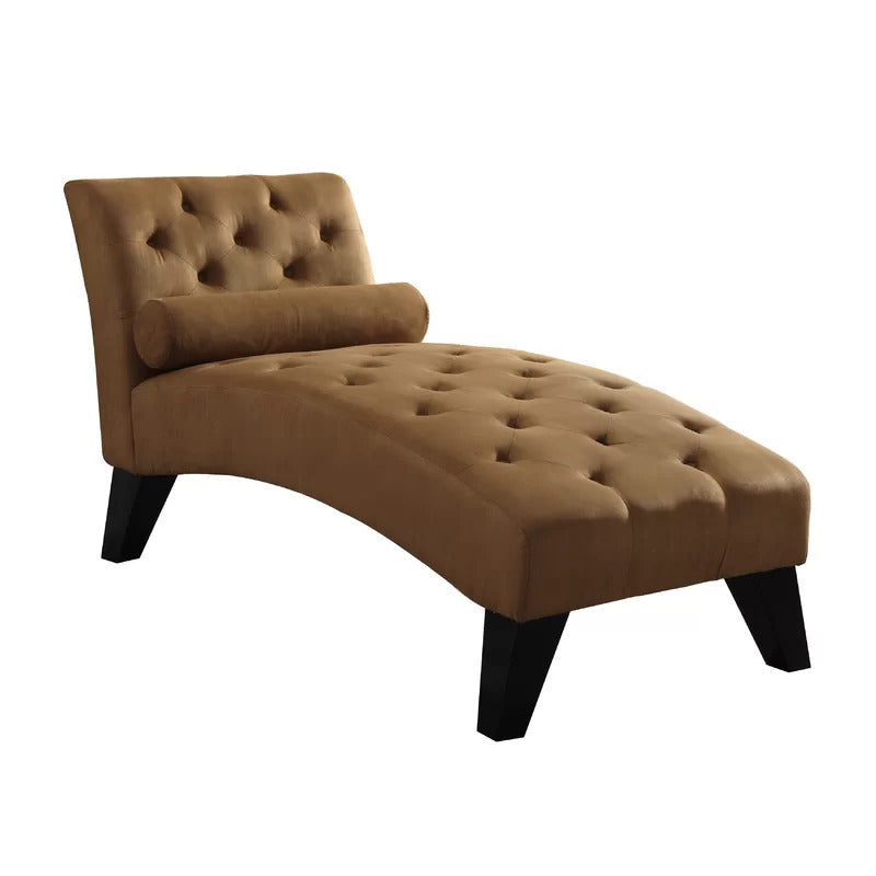 Chaise Lounge: Mcfarland Tufted Armless Chaise Lounge