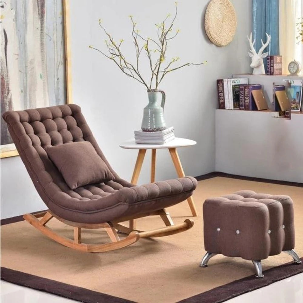 Rocking Chair: Modern Design Rocking Lounge Chair