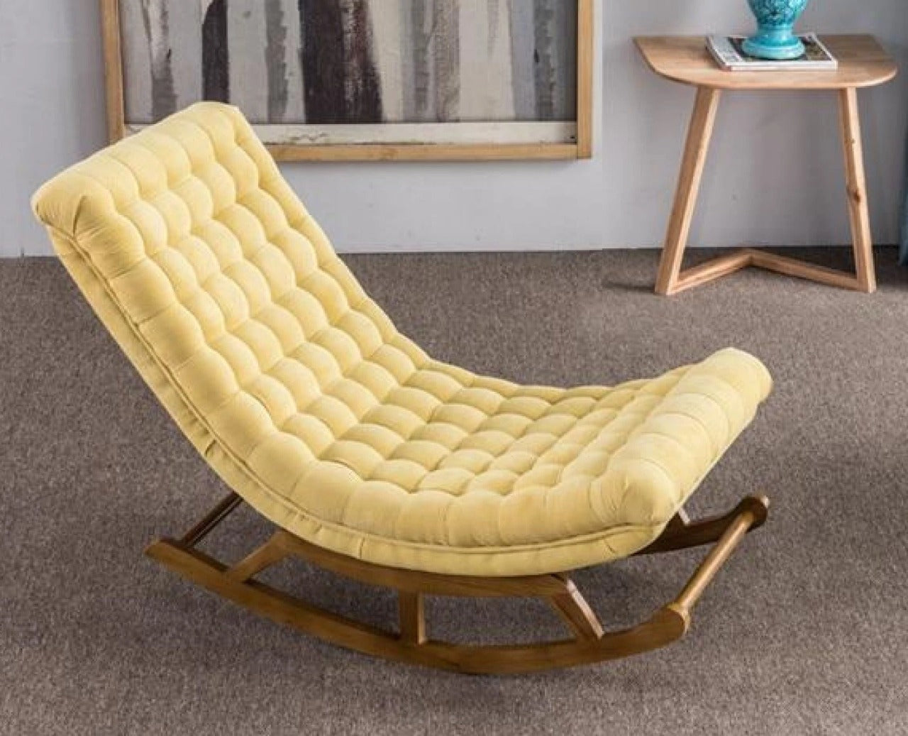 Lounge Chair: Wooden Lounge Chair For Cozy Sleep