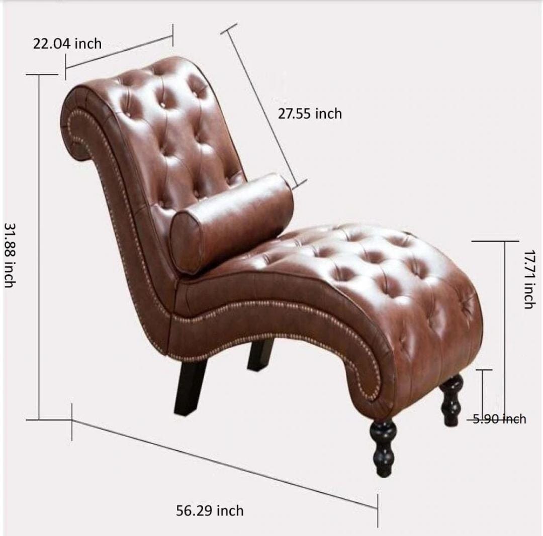 Chaise Lounge: Patio Chaise Lounge Sofa With Pillow For Living Room Furniture