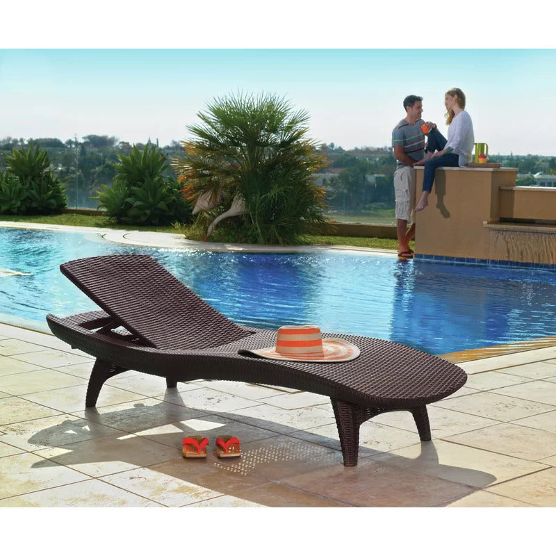 Chaise Lounge: Vartem 77.6'' Long Reclining Single Chaise (Set of 2)