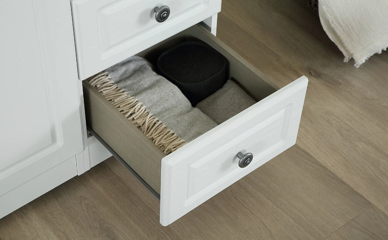 Chest Of Drawers: White 1 Door Wardrobe Chest Of Drawers