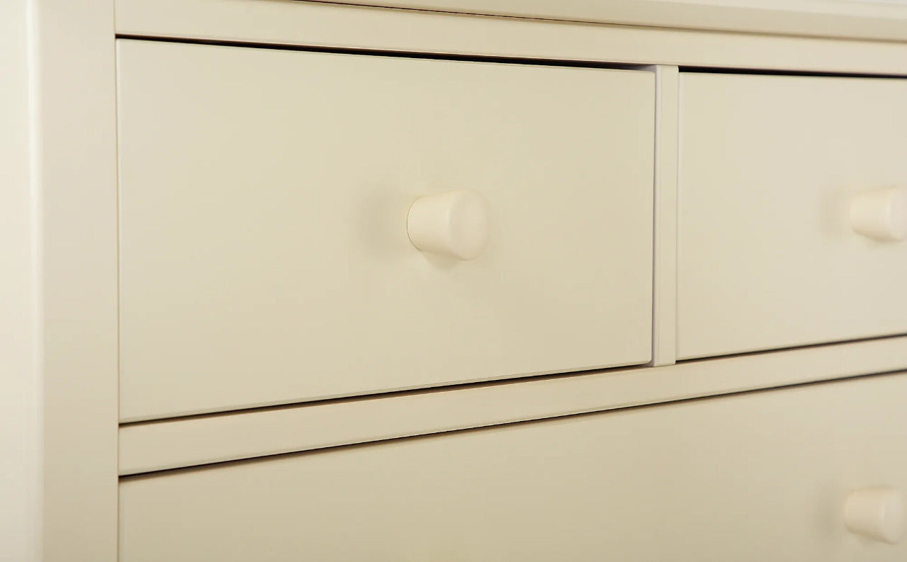 Chest of Drawers : 5 White Drawer Chest of Drawers
