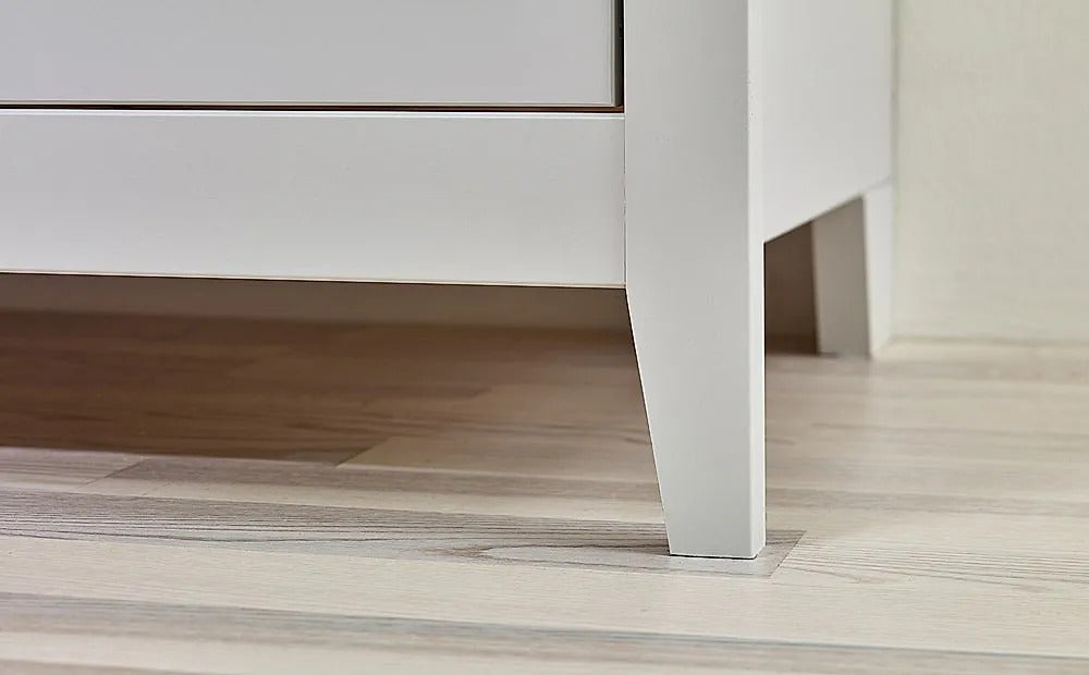 Chest of Drawers: Grey and Oak 5 Drawer Chest of Drawers