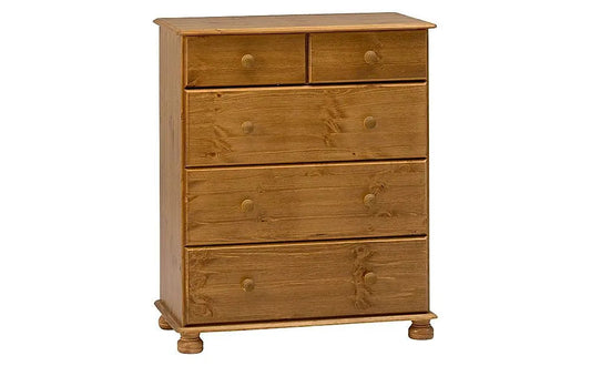 Chest of Drawers: Pine 5 Drawer