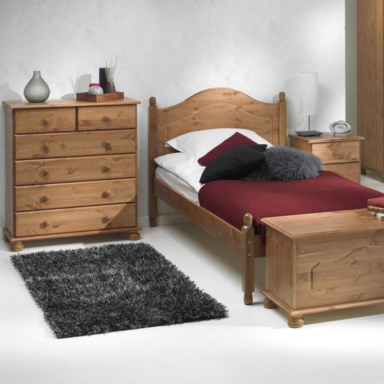 Chest of Drawers Pine 6 Drawer