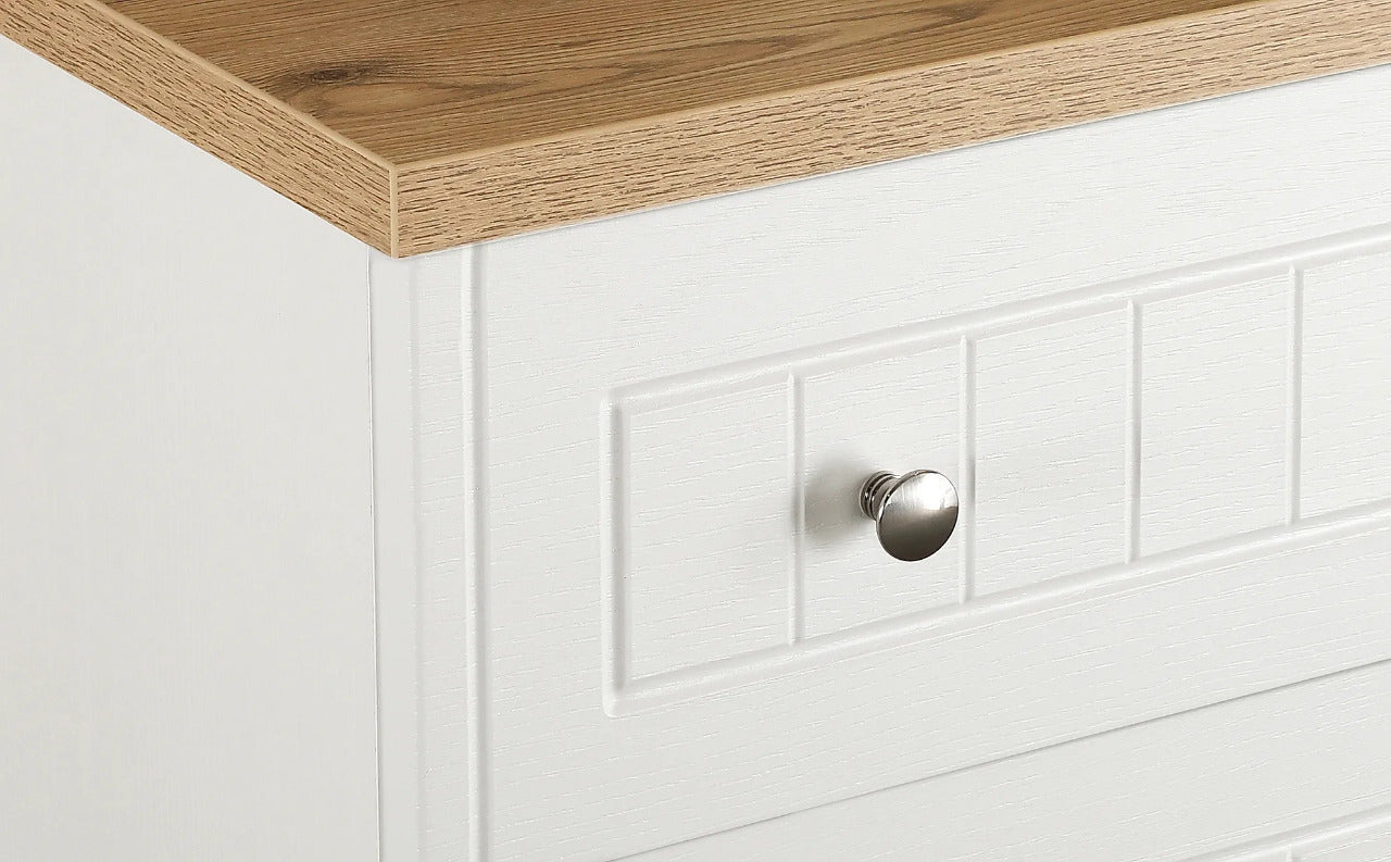 Chest Of Drawers : Oak 6 Drawer Dressing Table