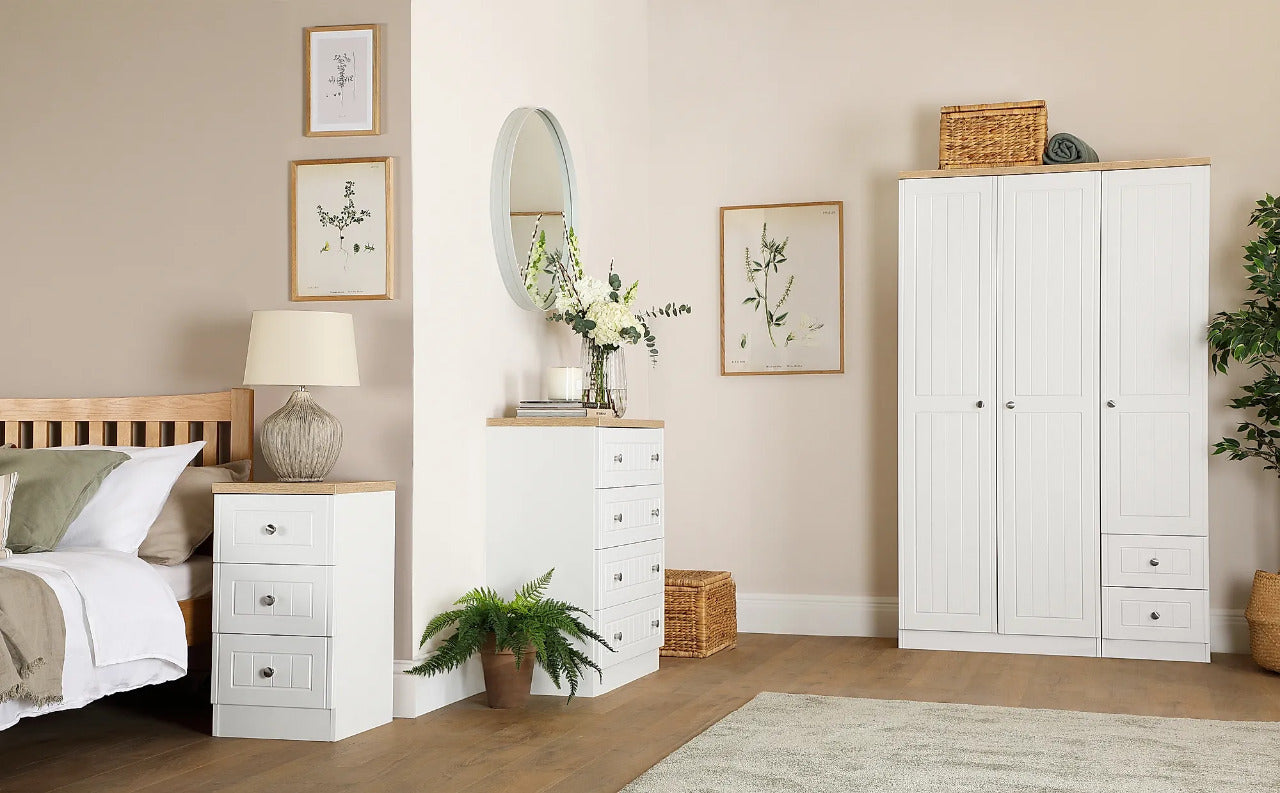 Chest Of Drawers : Oak 6 Drawer Dressing Table