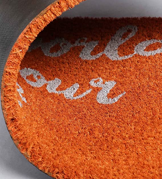 Doormats: Coconut Fiber Printed Doormat Mats for Front/Entryway with Thickened Non-Slip for Outdoor and Indoor