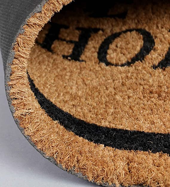 Doormats: Coconut Fiber Printed Doormat Mats for Front/Entryway with Thickened Non-Slip for Outdoor and Indoor