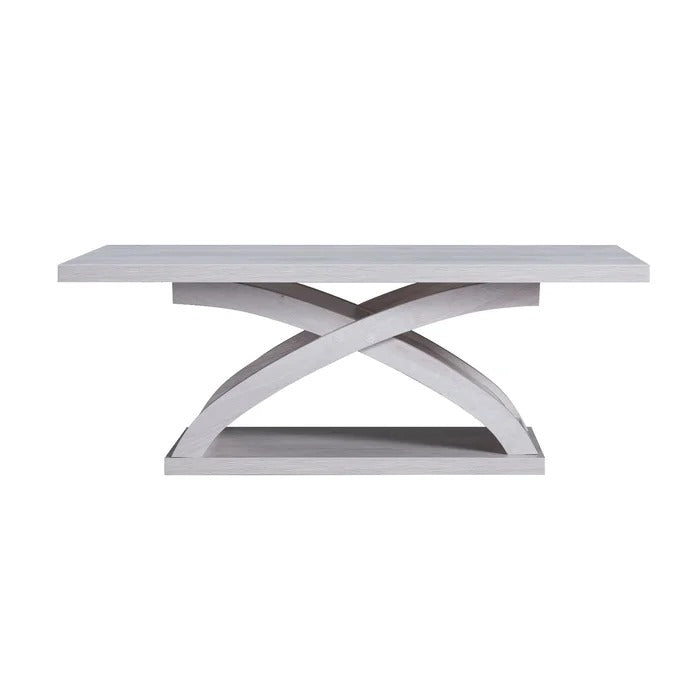 Coffee Table: Floor Shelf Coffee Table with Storage