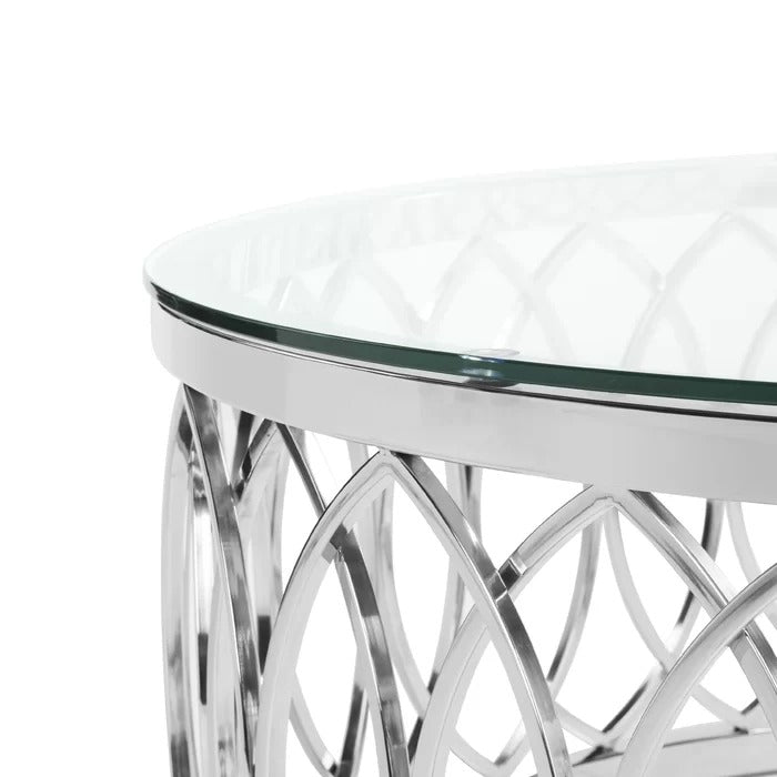 Coffee Table: Glass Frame Coffee Table
