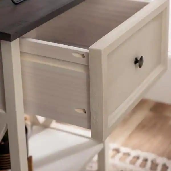 Coffee Table Set: 3 Piece White Coffee Table Set