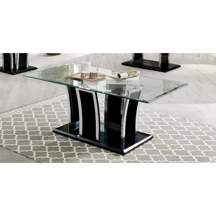 Coffee Table Set: Modern Style 3 Piece Coffee Table Set