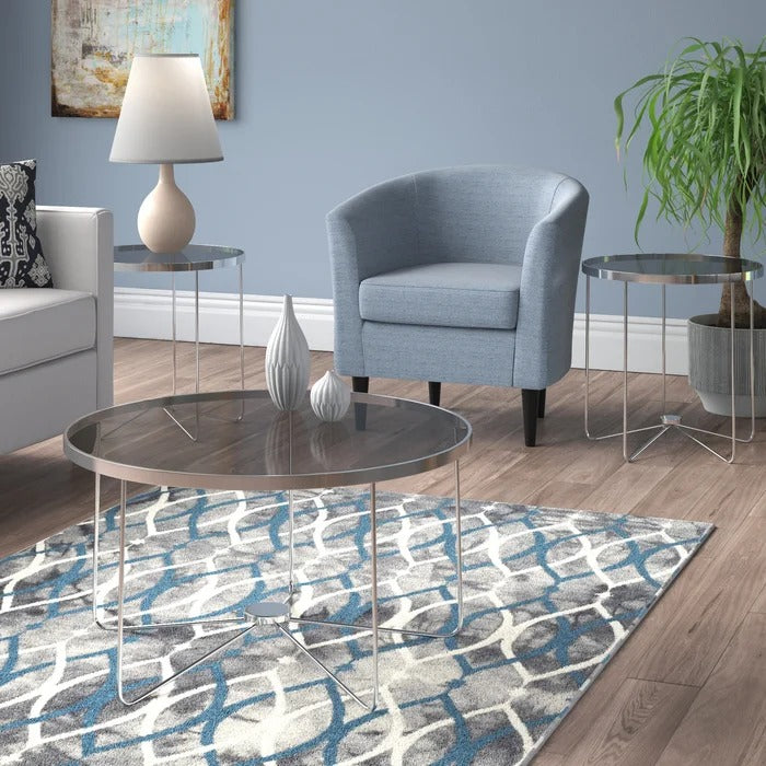Coffee Table set: 3 Piece Coffee Table Set
