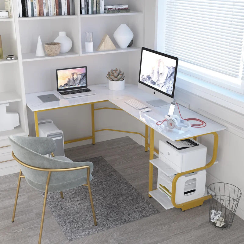 Computer Desk : Reversible L-Shape Desk