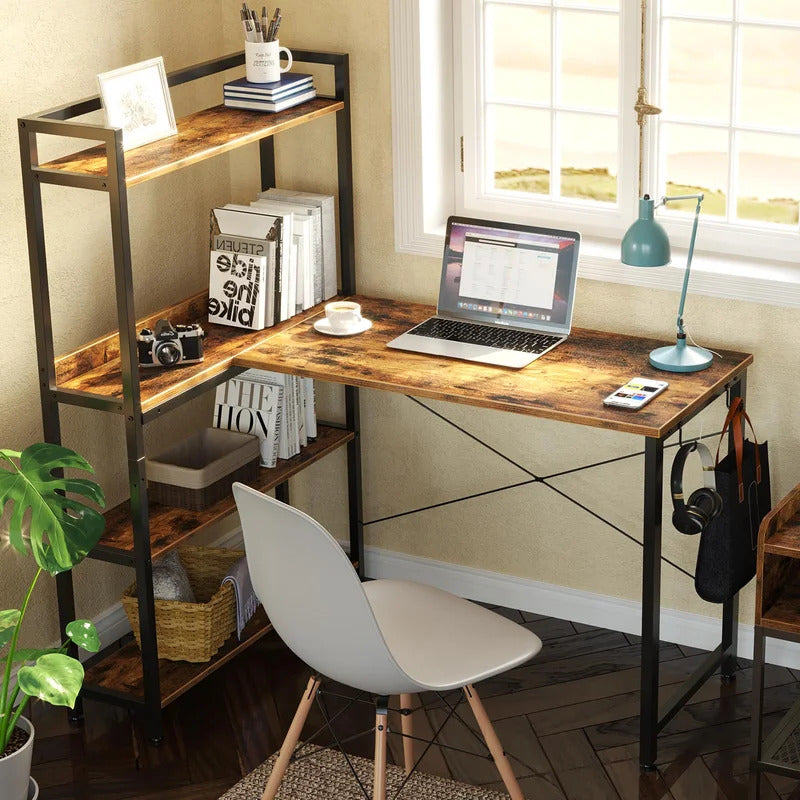 Computer Desk: Reversible L-Shape Desk