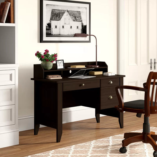 Computer Desk : SID Executive Desk with Hutch