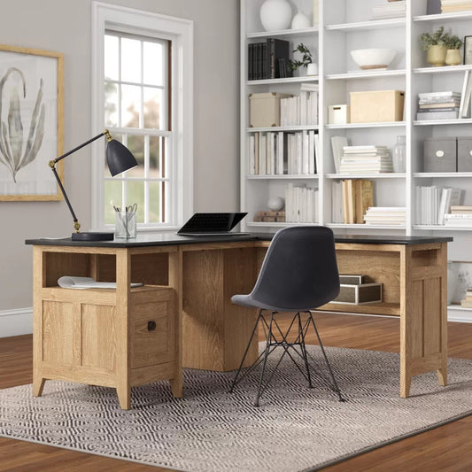 Computer Desk: Urabel L-Shape Executive Desk