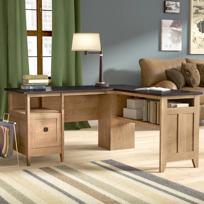 Computer Desk: Urabel L-Shape Executive Desk