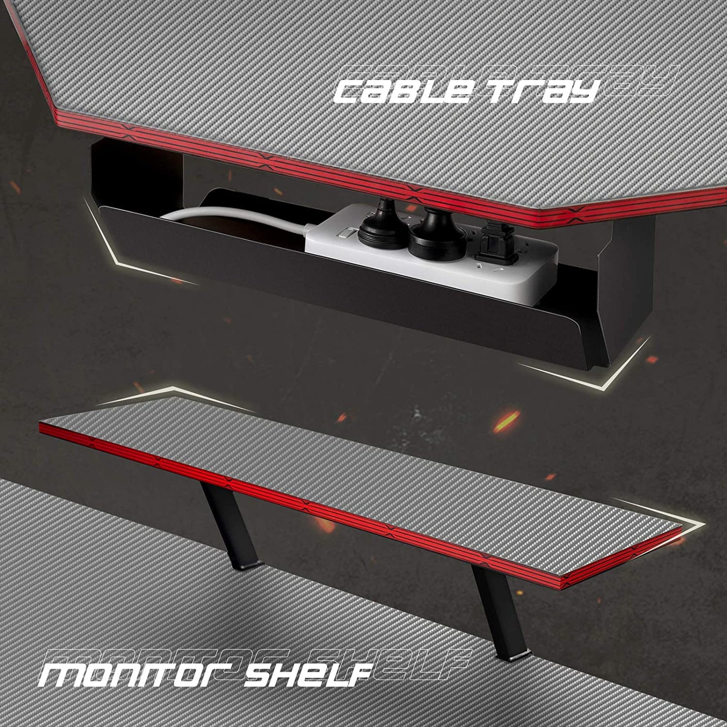Computer Table: Corner Desk PC Writing Table Gamer Workstation for Home Office,
