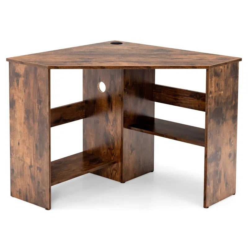Computer Table: Corner Computer Desk With Storage
