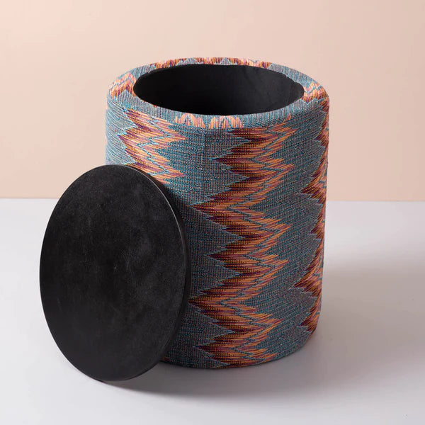 Storage Ottomans: Cotton Storage Ottoman