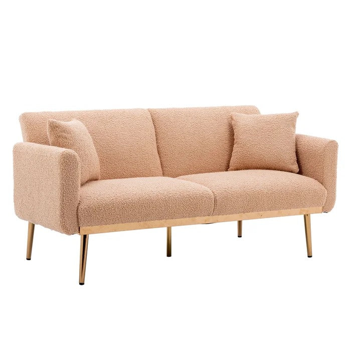 Couch: 64'' Round Arm Loveseat