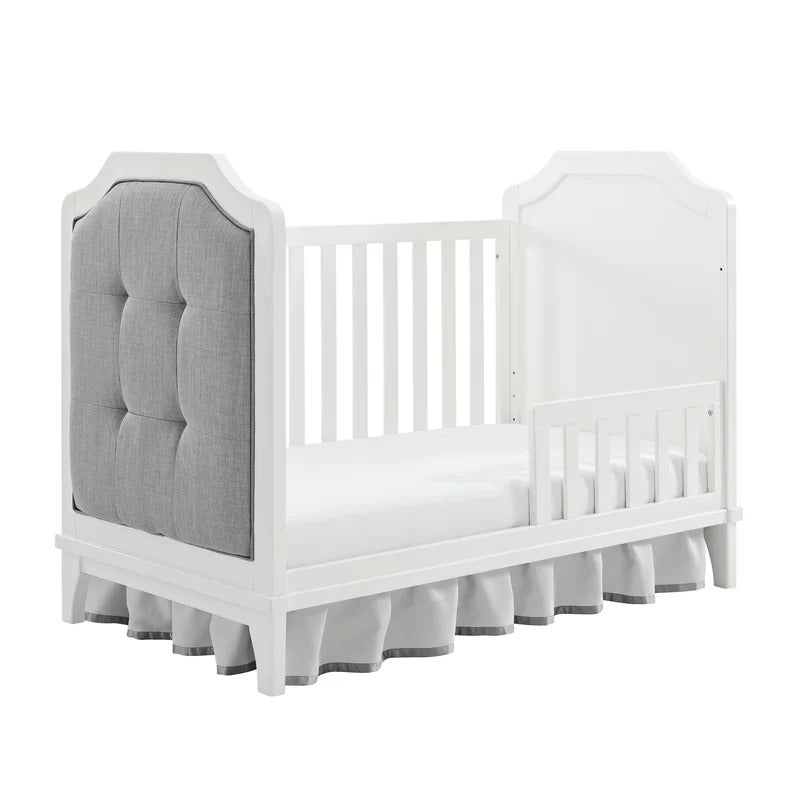 Cribs: 3-in-1 Convertible Upholstered Crib
