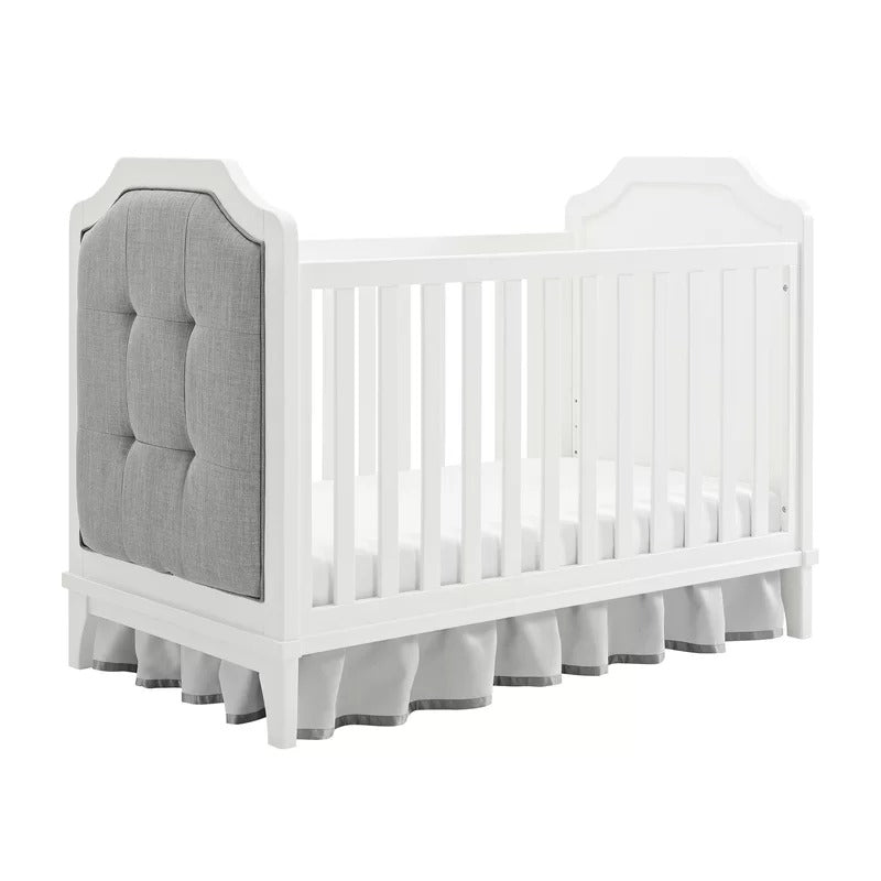 Cribs: 3-in-1 Convertible Upholstered Crib