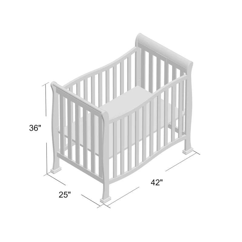 Cribs: 4-in-1 Convertible Mini Crib