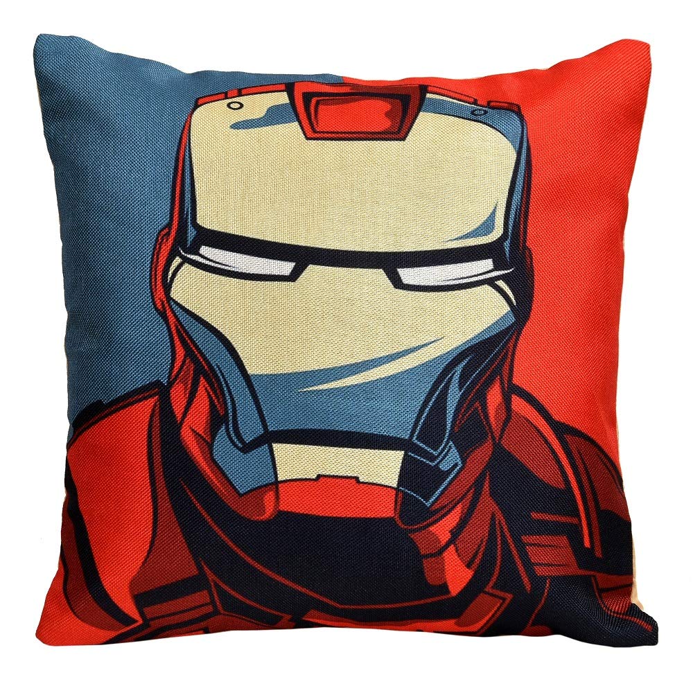 Cushion Cove: Set of 5 Multi Colored Avengers Decorative Hand Made Cotton Cushion Cover