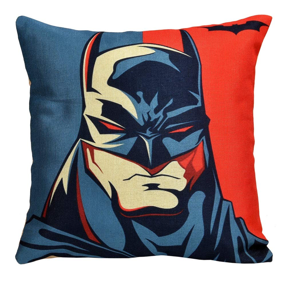 Cushion Cove: Set of 5 Multi Colored Avengers Decorative Hand Made Cotton Cushion Cover
