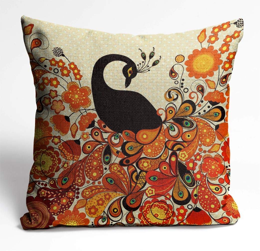 Cushion Covers: 5 Multi Colored Decorative Hand Made Cotton Cushion Covers