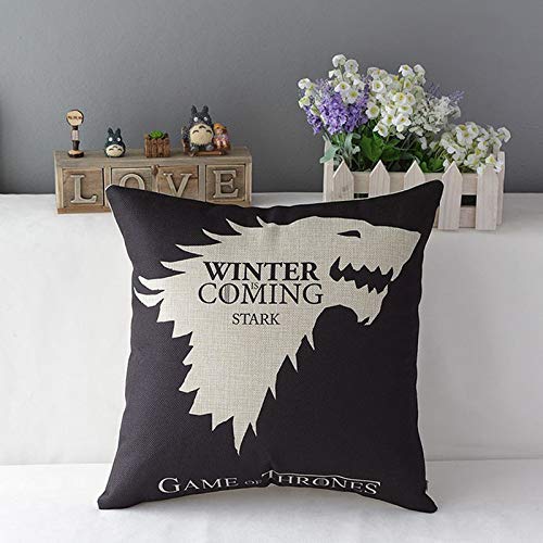 Cushion Covers: Cotton Game of Thrones Designer Decorative Throw Pillow/Cushion Covers Set of 4