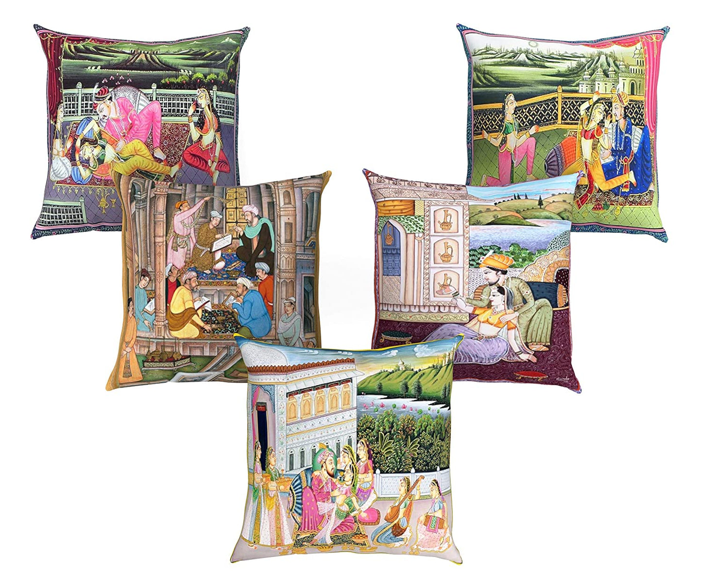 Cushion Covers: Decorative Hand Made Jute Traditional Throw/Pillow Cushion Covers