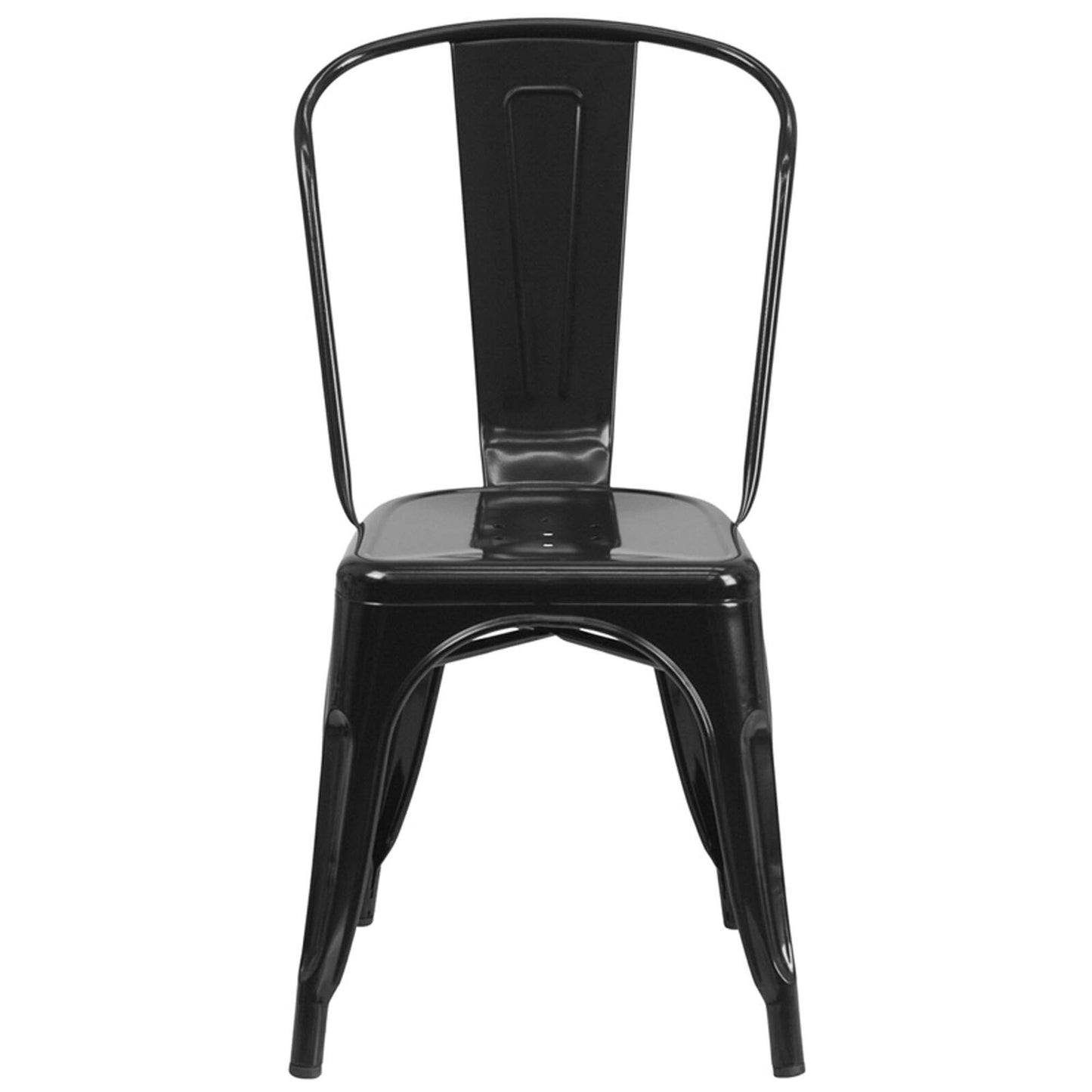 DINING CHAIR ELVIN White and Black Chair