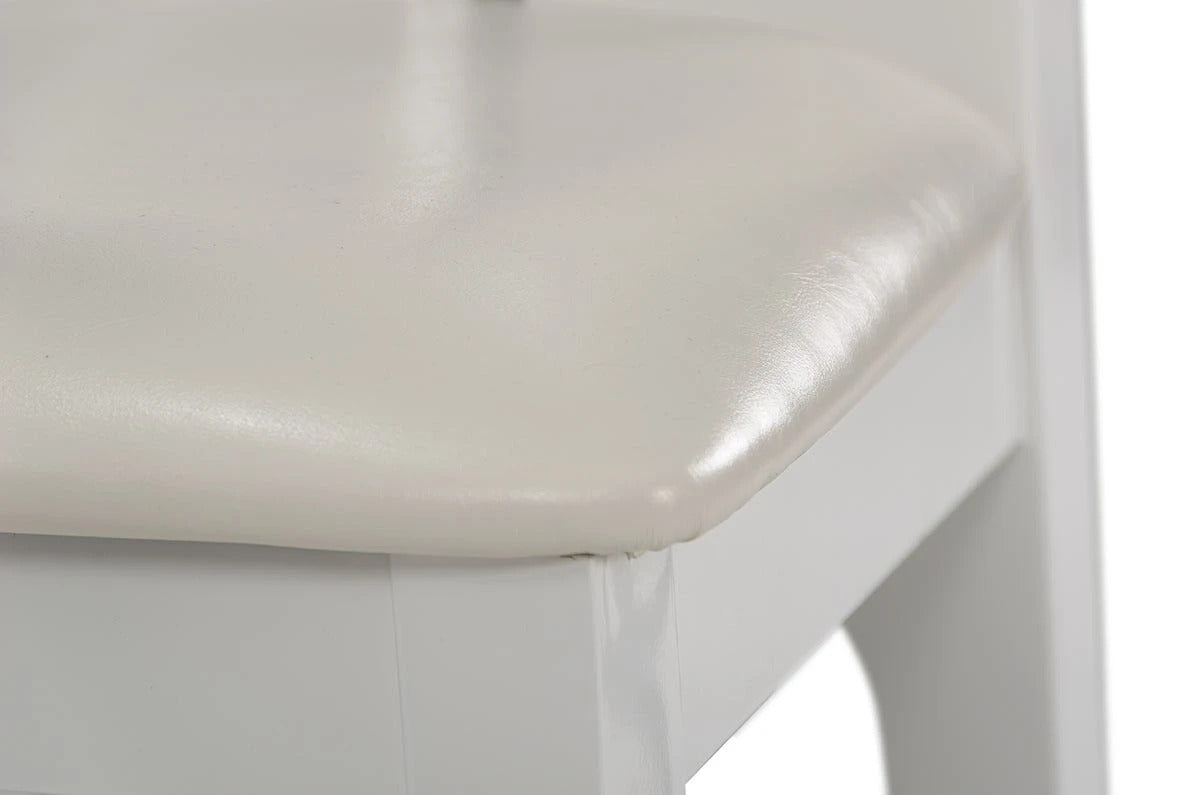 DINING CHAIR MUCHA White Gloss Chair (Set of 2)-1