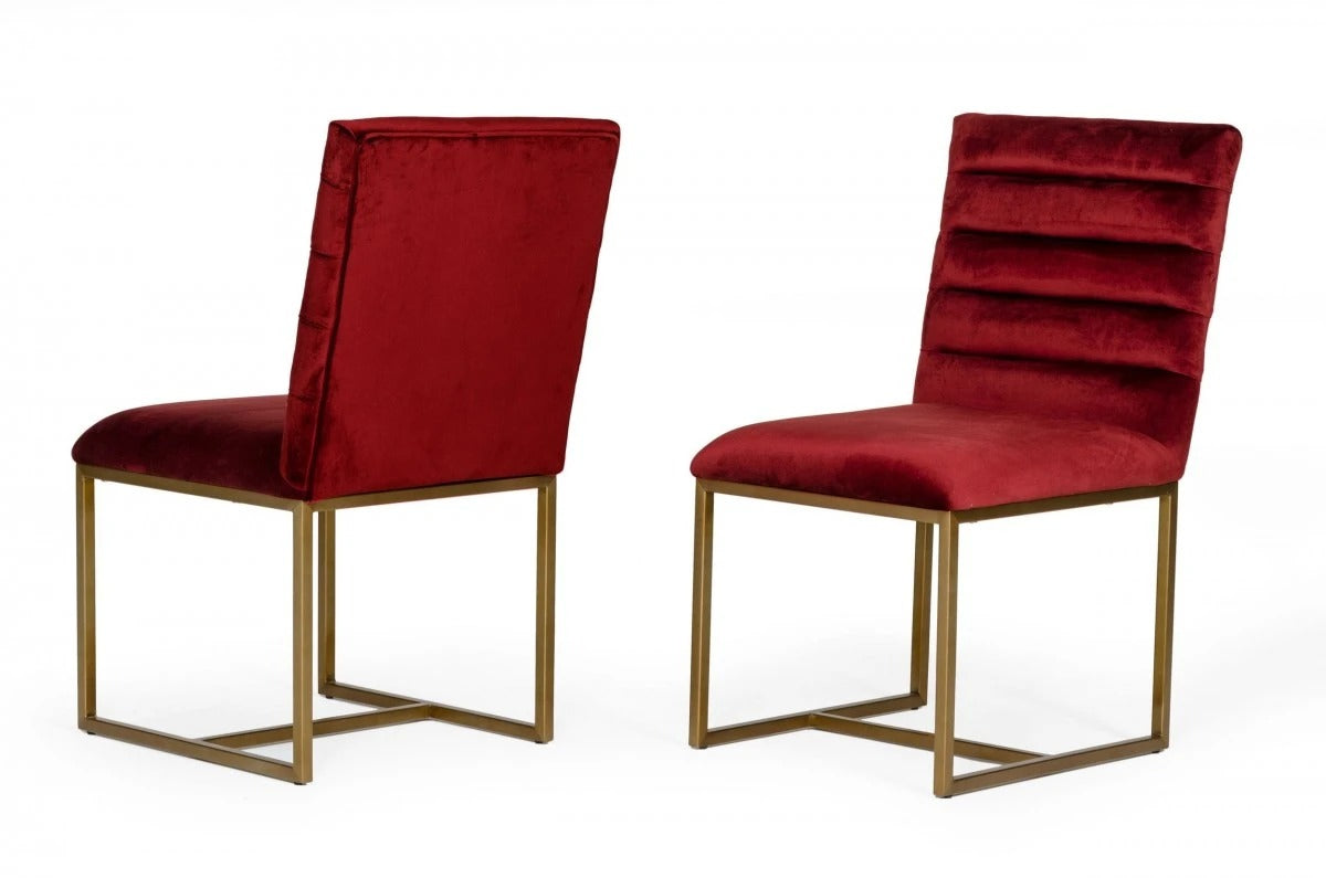 DINING CHAIRS: Modrest MICK Gold Dining Chair