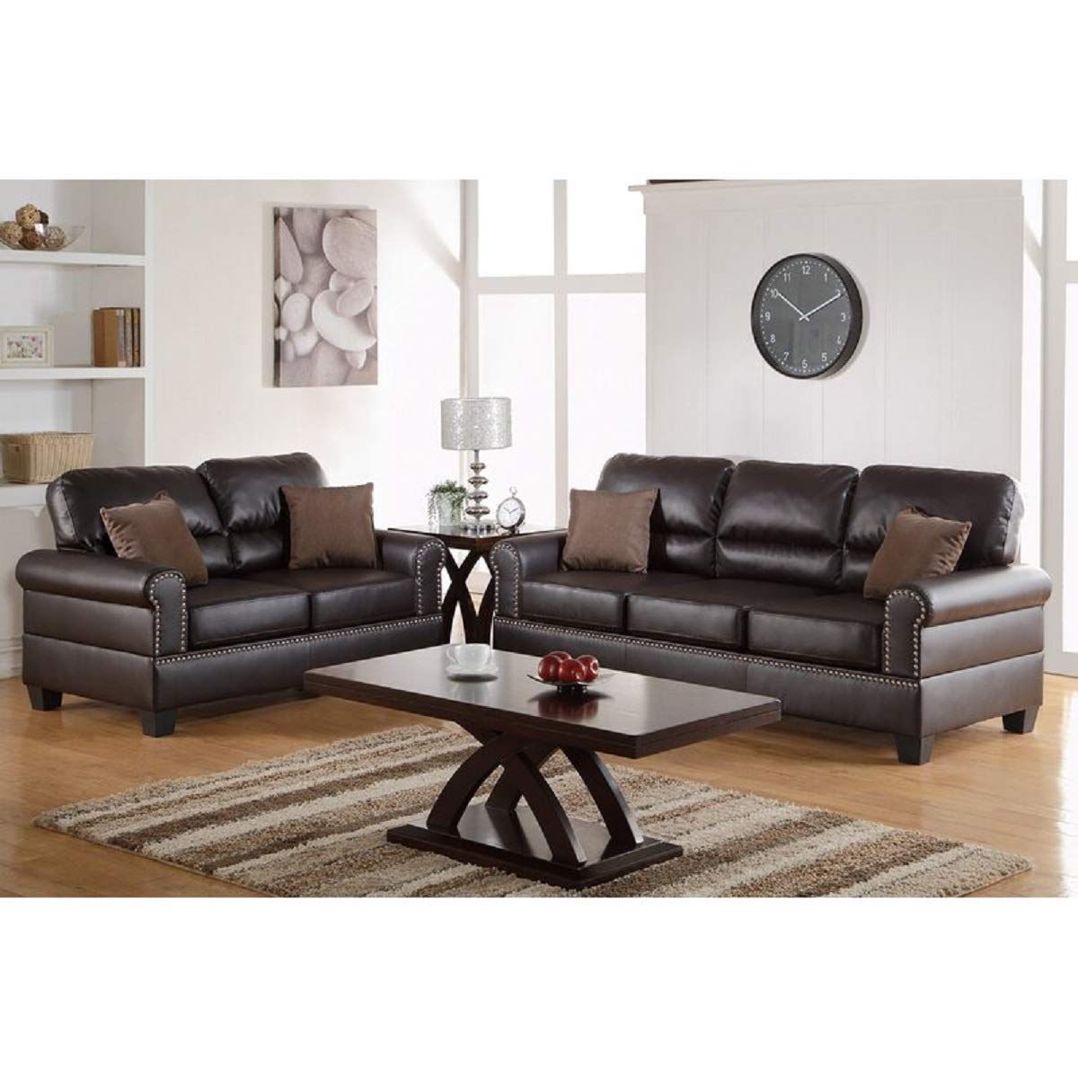 Designer Sofa Set:- ZIAA 3+2 Leatherette Sofa Set Luxury Furniture
