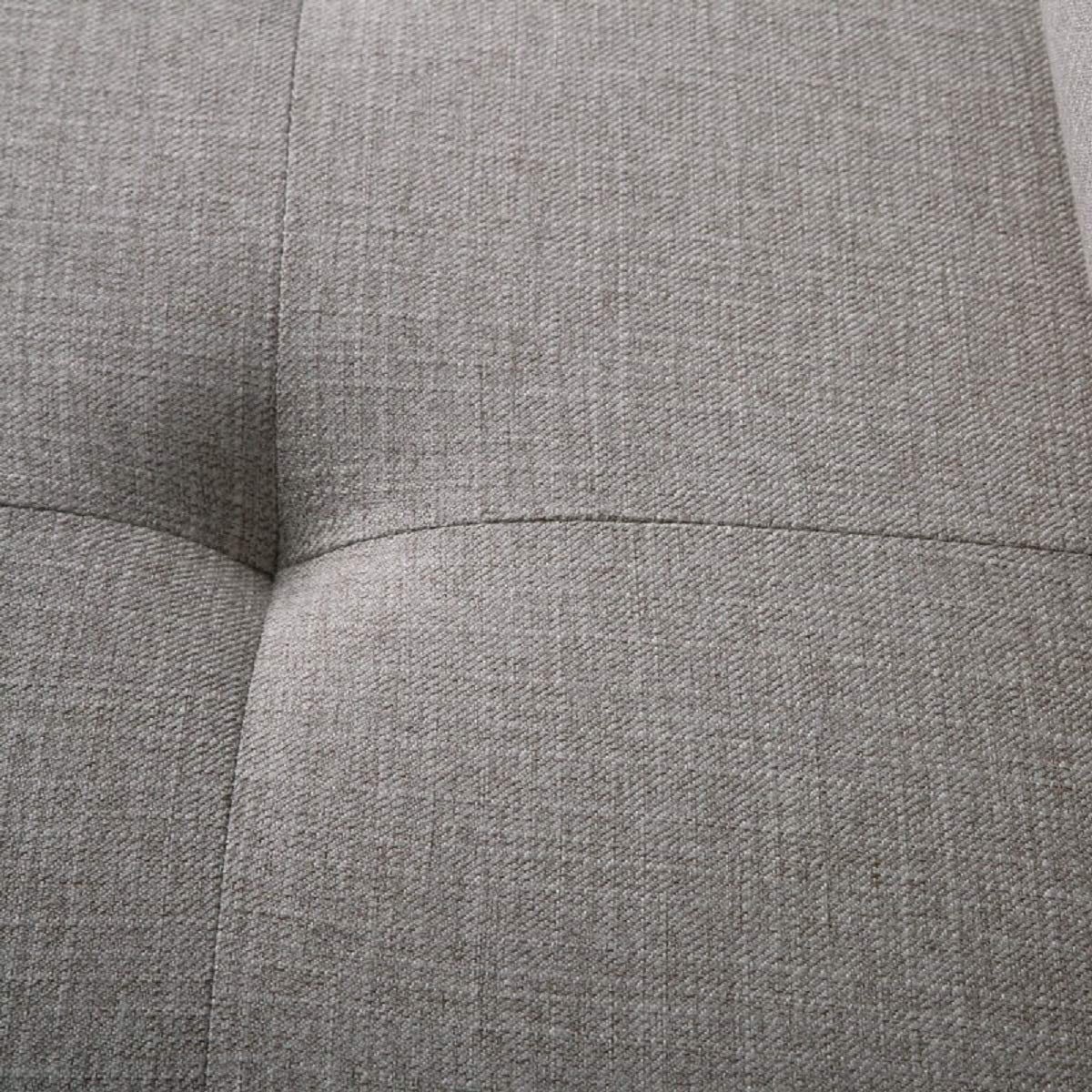 Designer Sofa Set:- Daiya L Shape 6 Seater Fabric Sofa Set luxury furniture (Grey)