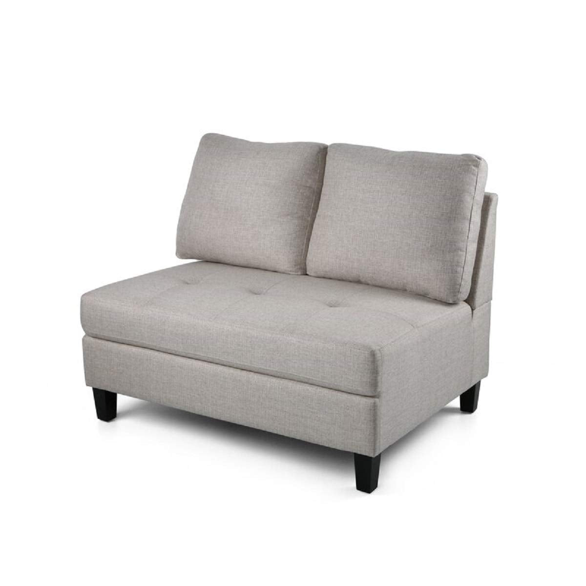 Designer Sofa Set:- Daiya L Shape 6 Seater Fabric Sofa Set luxury furniture (Grey)